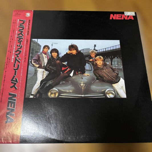 NENA Plastic Dreams LP Vinyl 1983 Japan Issue with Obi Strip German New Wave