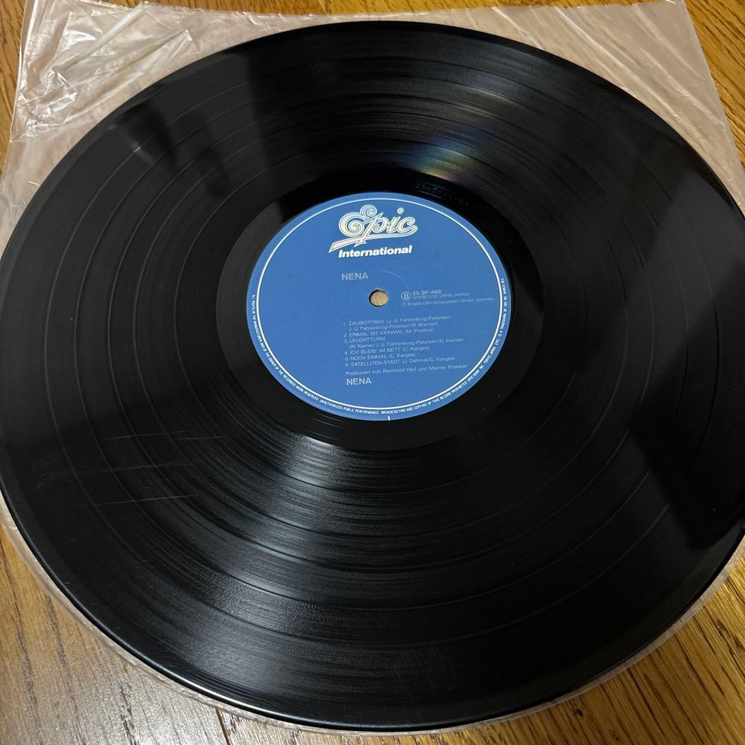 NENA Plastic Dreams LP Vinyl 1983 Japan Issue with Obi Strip German New Wave