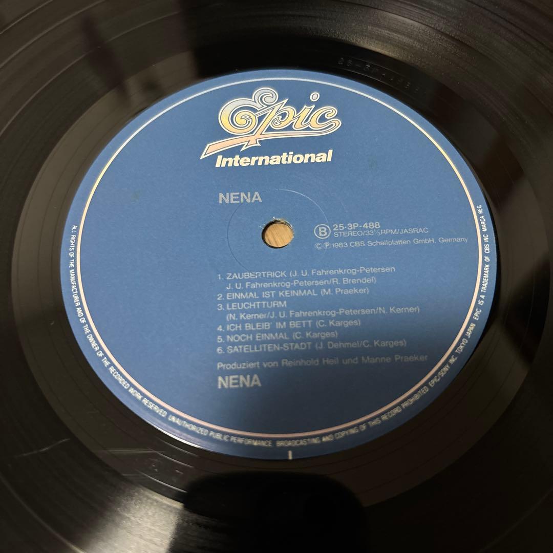 NENA Plastic Dreams LP Vinyl 1983 Japan Issue with Obi Strip German New Wave