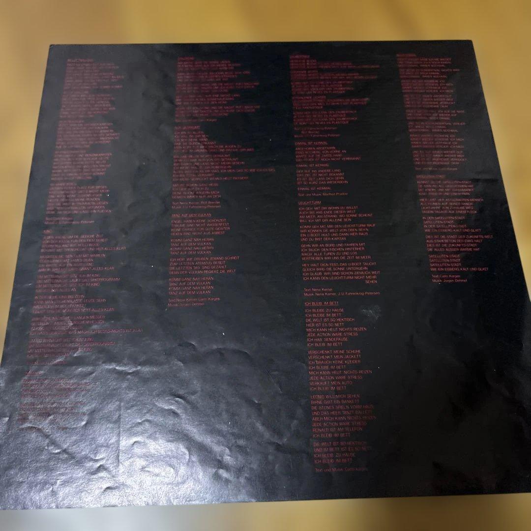 NENA Plastic Dreams LP Vinyl 1983 Japan Issue with Obi Strip German New Wave