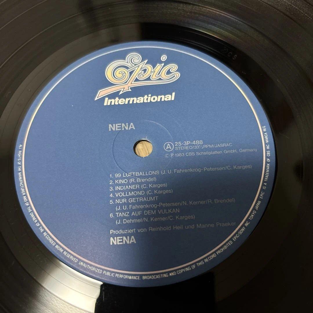 NENA Plastic Dreams LP Vinyl 1983 Japan Issue with Obi Strip German New Wave
