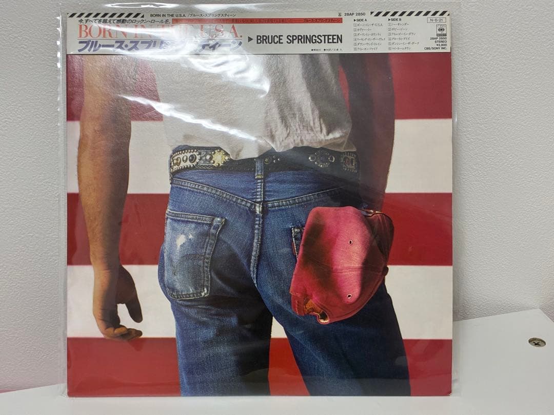 Bruce Springsteen - Born In The U.S.A. LP Japan 1984 CBS/Sony 28AP 2850 Obi