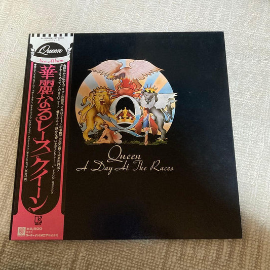 Queen - A Day At The Races LP Japan Vinyl Record with Obi Strip