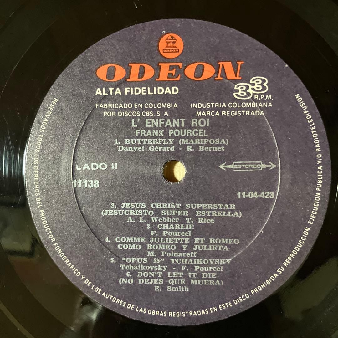 Franck Pourcel L'Enfant Roi Vinyl LP 12-inch Orchestral Pop Colombia Pressing