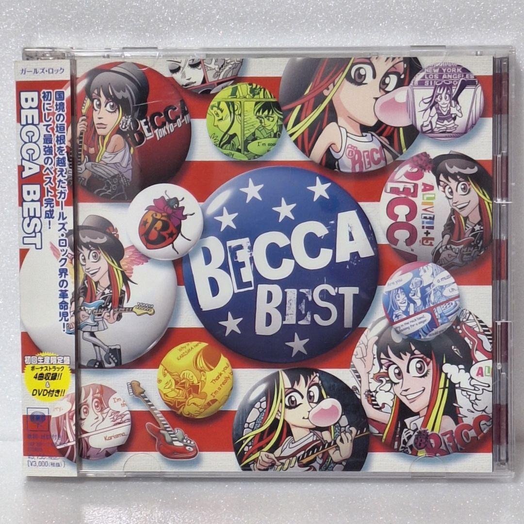 BECCA Best CD+DVD Japan Press Limited Edition with OBI Sony Music SICP-3021