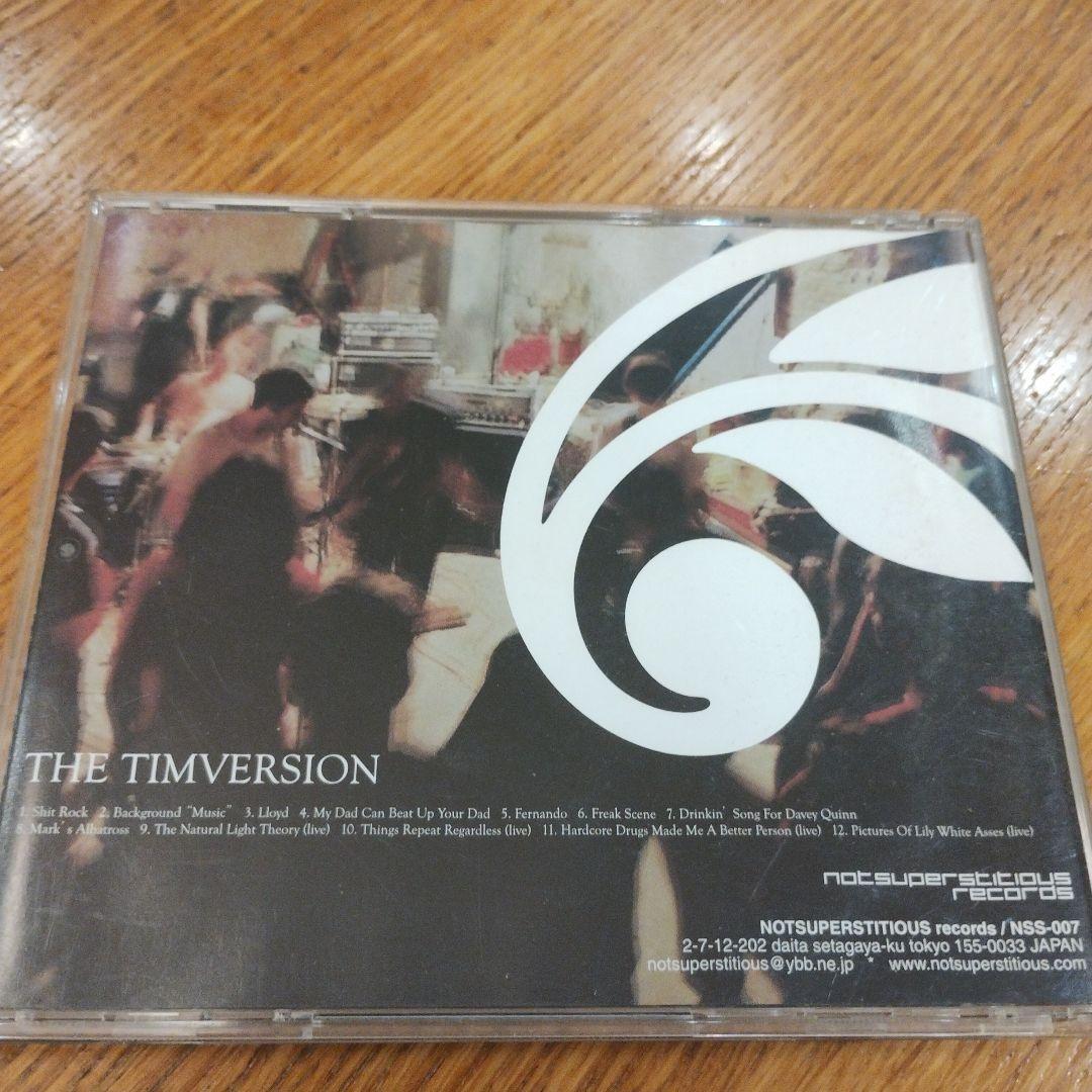 THE TIMVERSION S/T CD Japan Exclusive Compilation Melodic Punk Not Superstitious