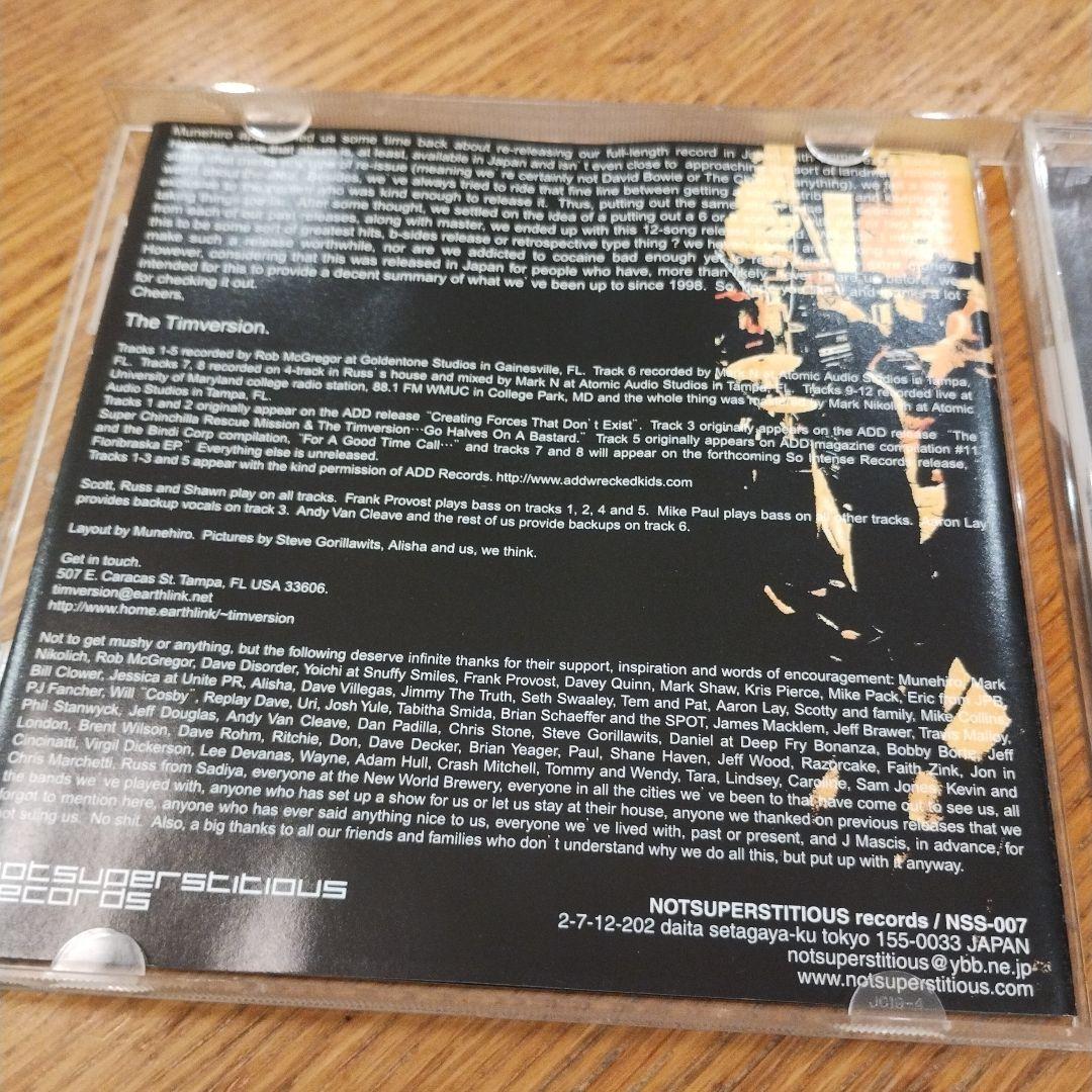 THE TIMVERSION S/T CD Japan Exclusive Compilation Melodic Punk Not Superstitious