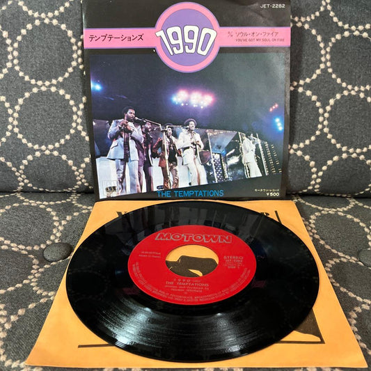 THE TEMPTATIONS 1990 / You've Got My Soul On Fire 7" Vinyl Japan Motown JET-2282