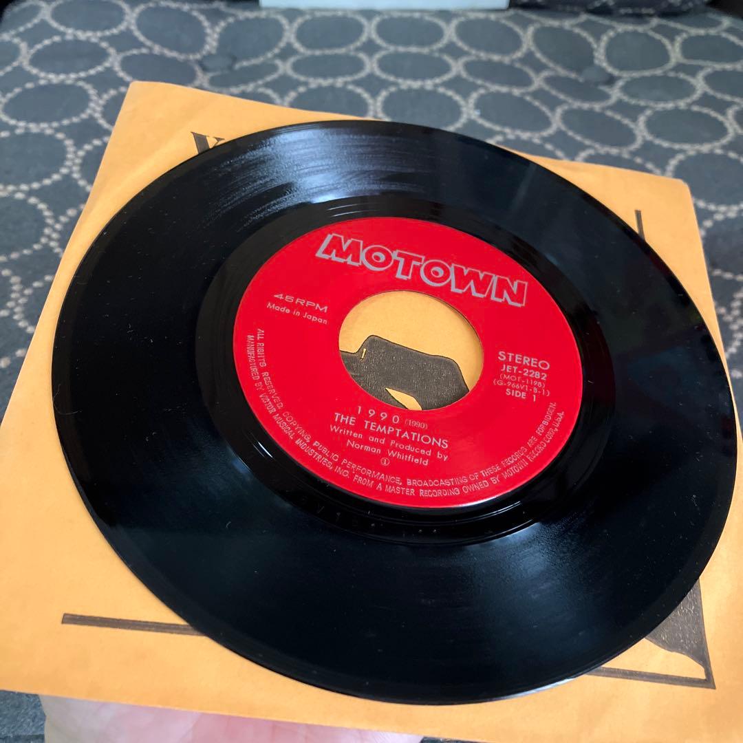 THE TEMPTATIONS 1990 / You've Got My Soul On Fire 7" Vinyl Japan Motown JET-2282