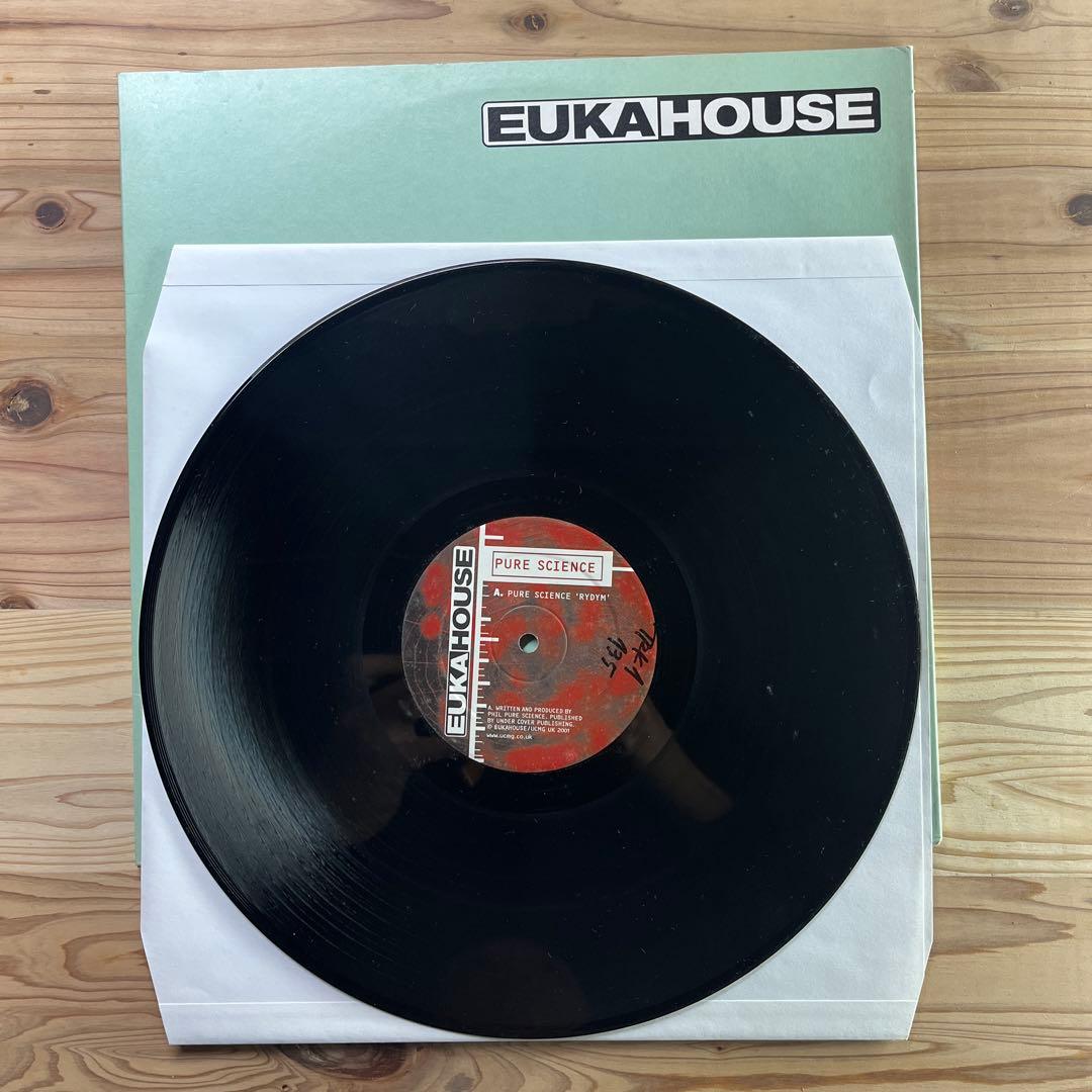 Pure Science / Kurtis Blow - Rydym / The Breaks Remix 12" Eukahouse Vinyl