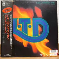L.T.D. Shines On (Best Of) Japan Vinyl LP w/ Obi & Liner Notes Funk Soul