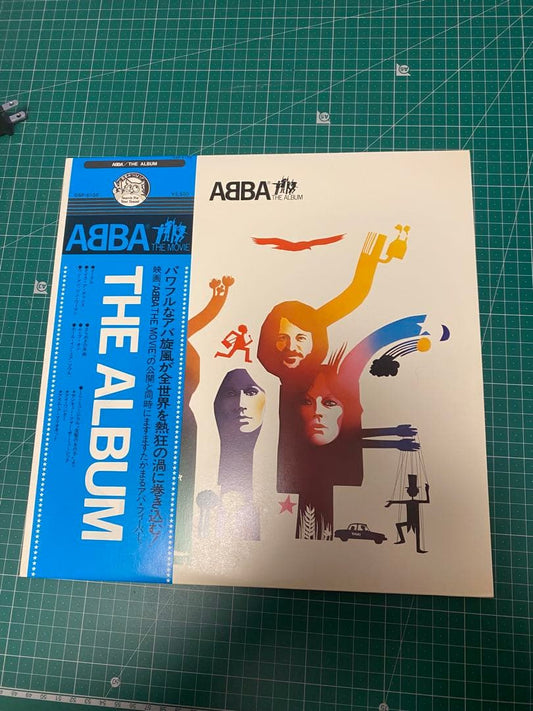 ABBA The Album Japan Vinyl LP w/ OBI Strip Discomusic Pop 1977 Record
