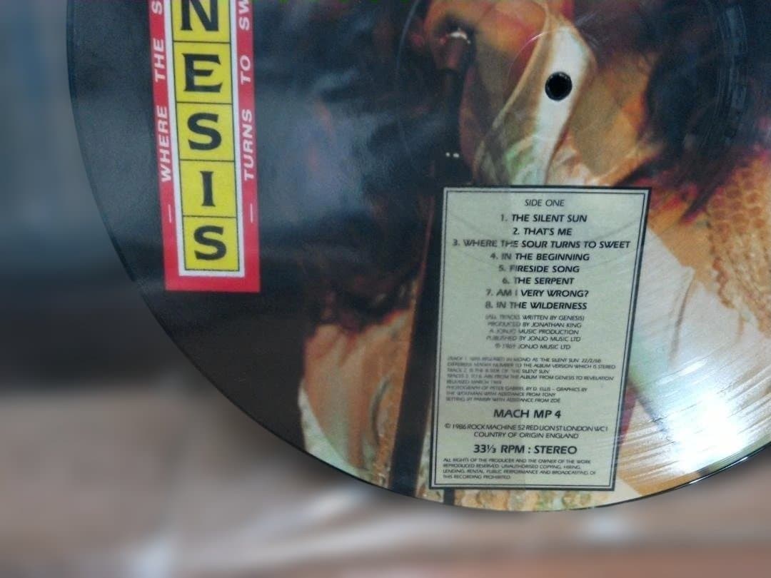 Genesis "Where the Sour Turns to Sweet" LP UK Pressing Used, No Sleeve | Japansoundstore