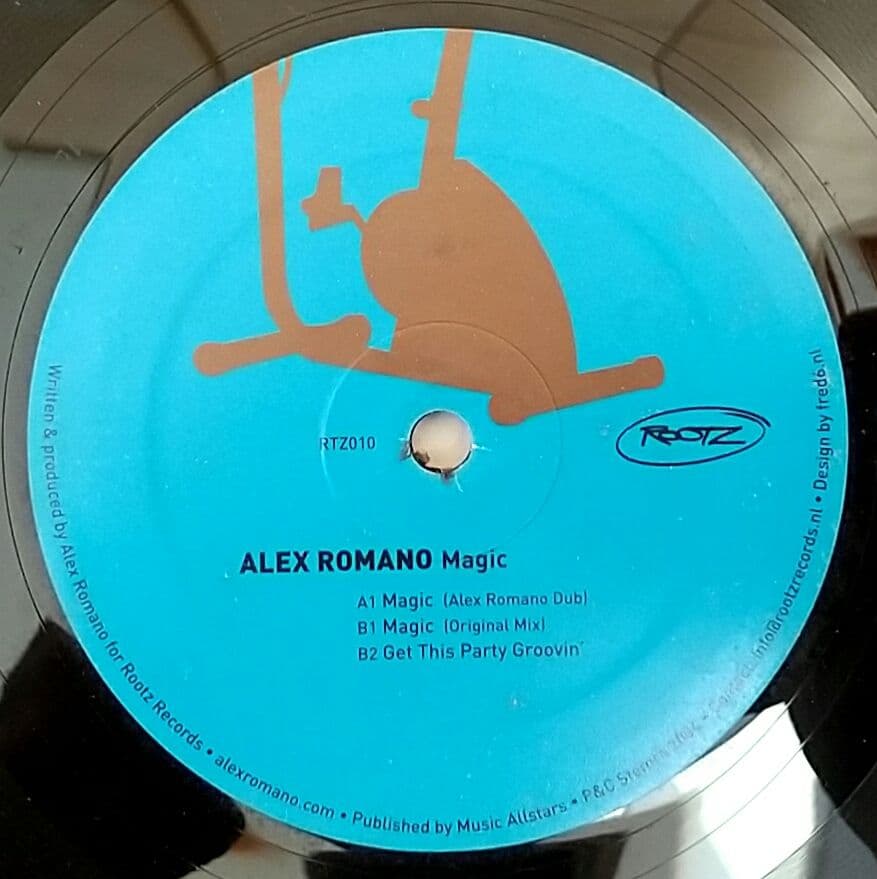 Alex Romano - Magic 12" EP House Techno Club Dance Vinyl Record Japan Import