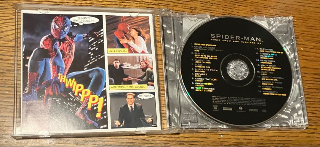 Spider-Man: Music From And Inspired By CD - 2002 Soundtrack with 3D Insert
