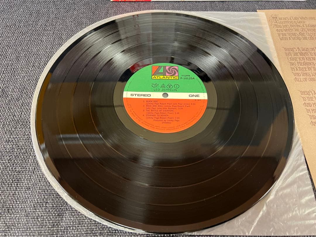 Led Zeppelin IV P-10125A OBI 1971 LP Vinyl Record Classic Rock Used | Japansoundstore