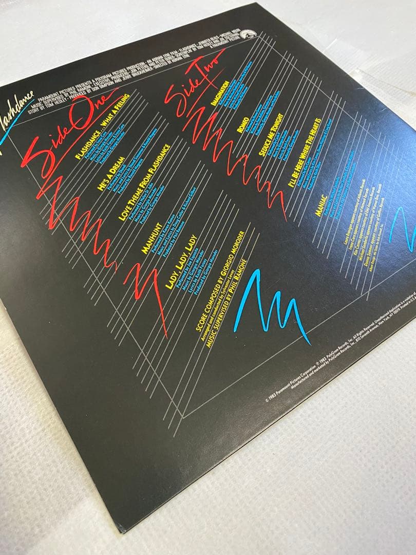 Flashdance LP Soundtrack Green Obi Rare Recommend 1980s Near Mint | Japansoundstore