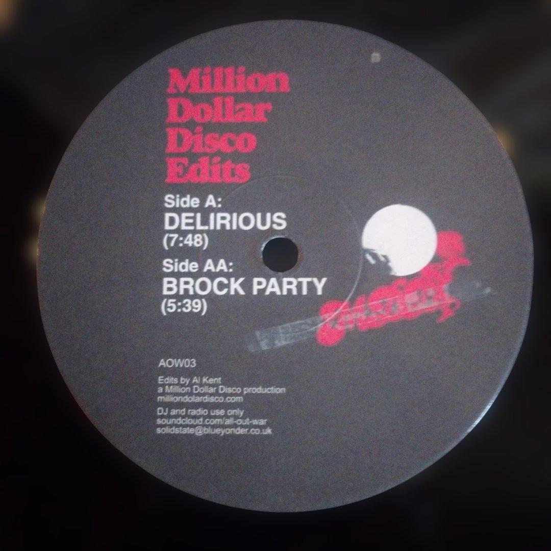 Million Dollar Disco Edits 12" Single Black Vinyl, 2 Tracks, Used | Japansoundstore