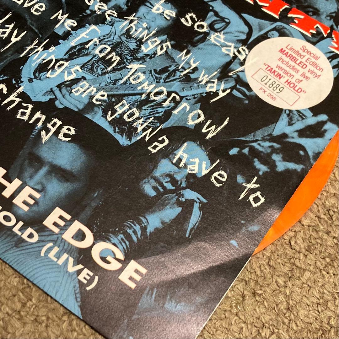 THE ALMIGHTY Over The Edge 7" Marbled Vinyl Limited Edition UK Pressing 1993