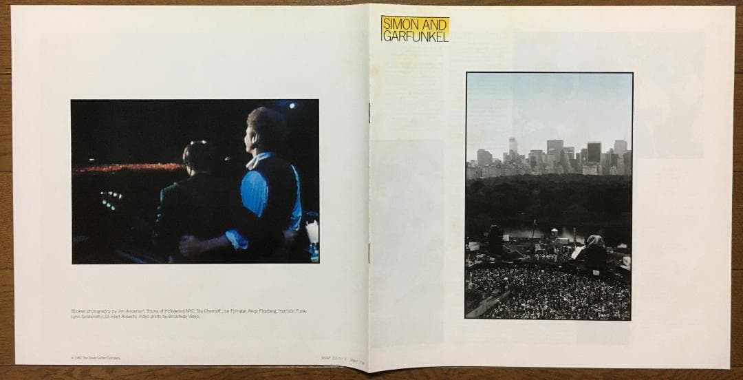 Simon & Garfunkel - The Concert In Central Park 2LP Japan Vinyl W/Obi Booklet