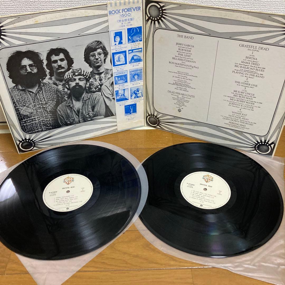 Grateful Dead - Skull & Roses (Live) 2LP Japan Pressing P-4708~9W w/ OBI & Liner