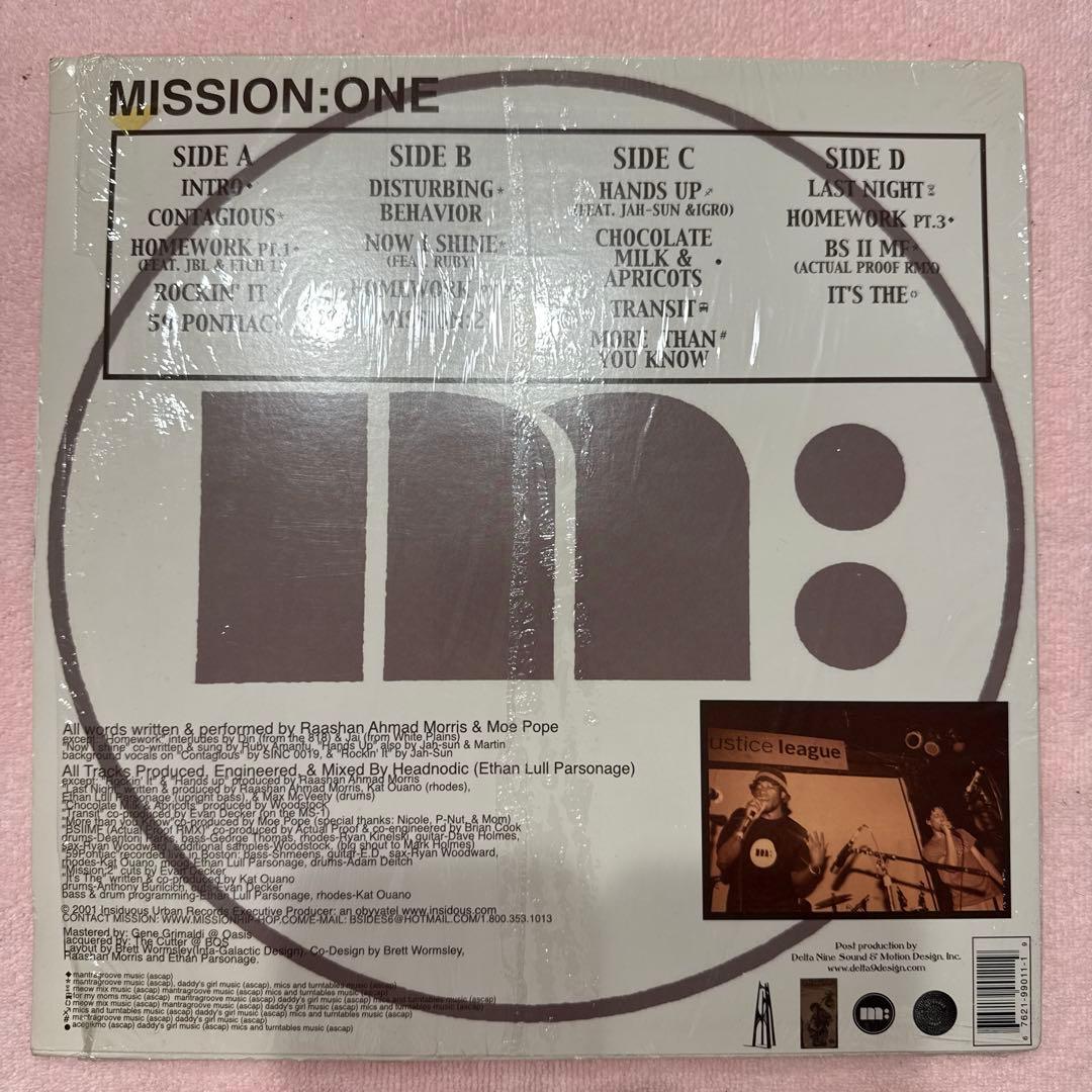 Crown City Rockers Mission:One 2LP Vinyl Record Hip Hop 2001 Insidious Records