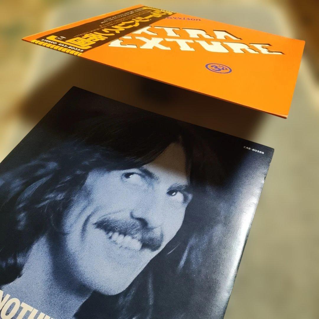 George Harrison Extra Texture Vinyl LP Japan EAS-80355 Original 1975 w/ OBI