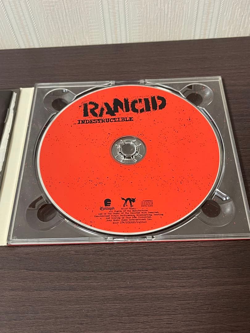 RANCID Indestructible CD Japan Press with OBI and Rare Limited Bonus Badge