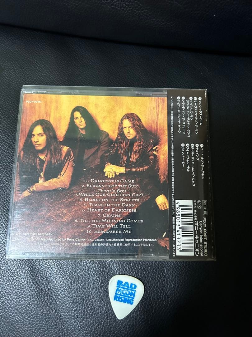 Limited Edition Bad Moon Rising Blood CD w/ Signed Pick, All Extras, Used | Japansoundstore