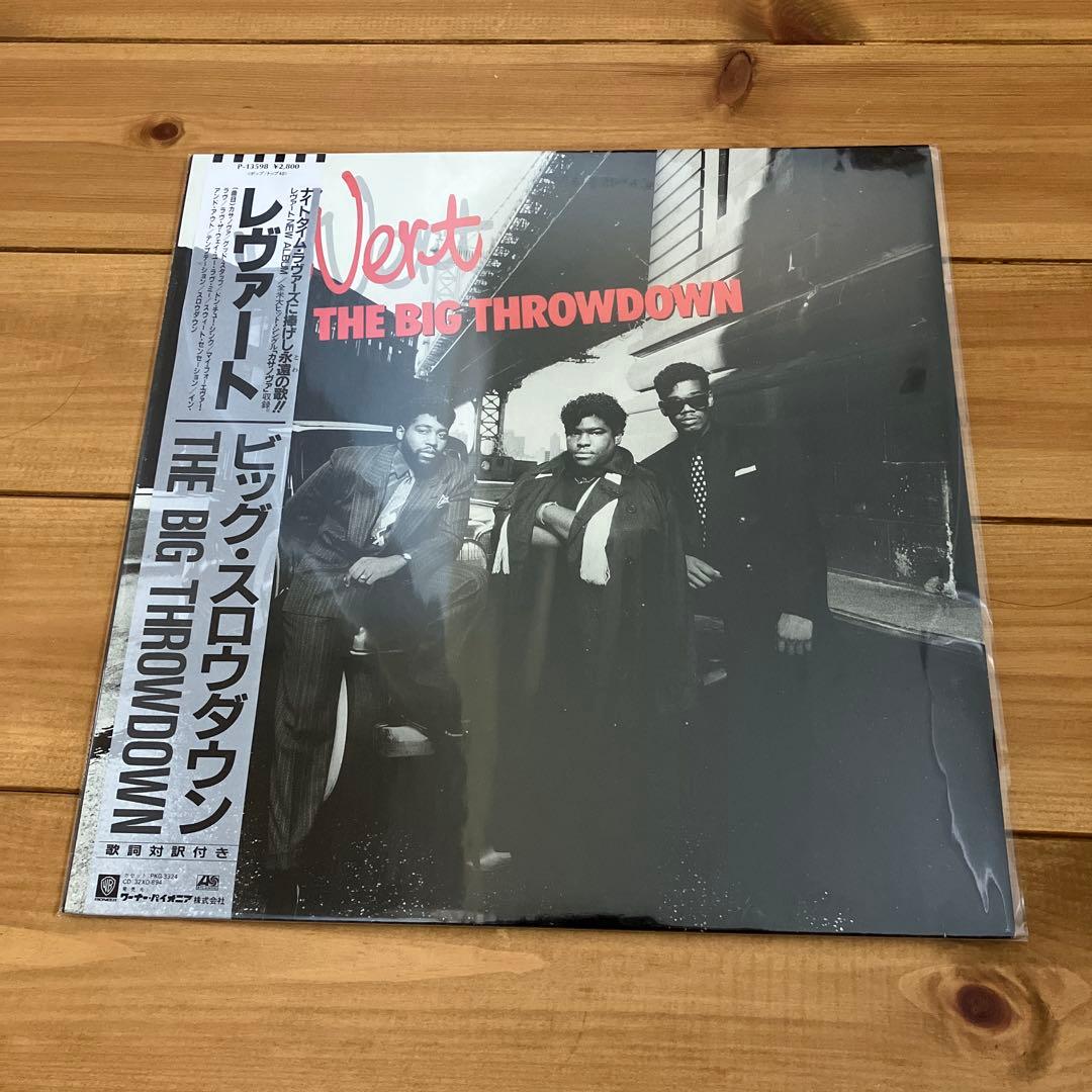 LeVert - The Big Throwdown Vinyl LP, Japan Pressing, 1987 R&B Soul, Obi Strip