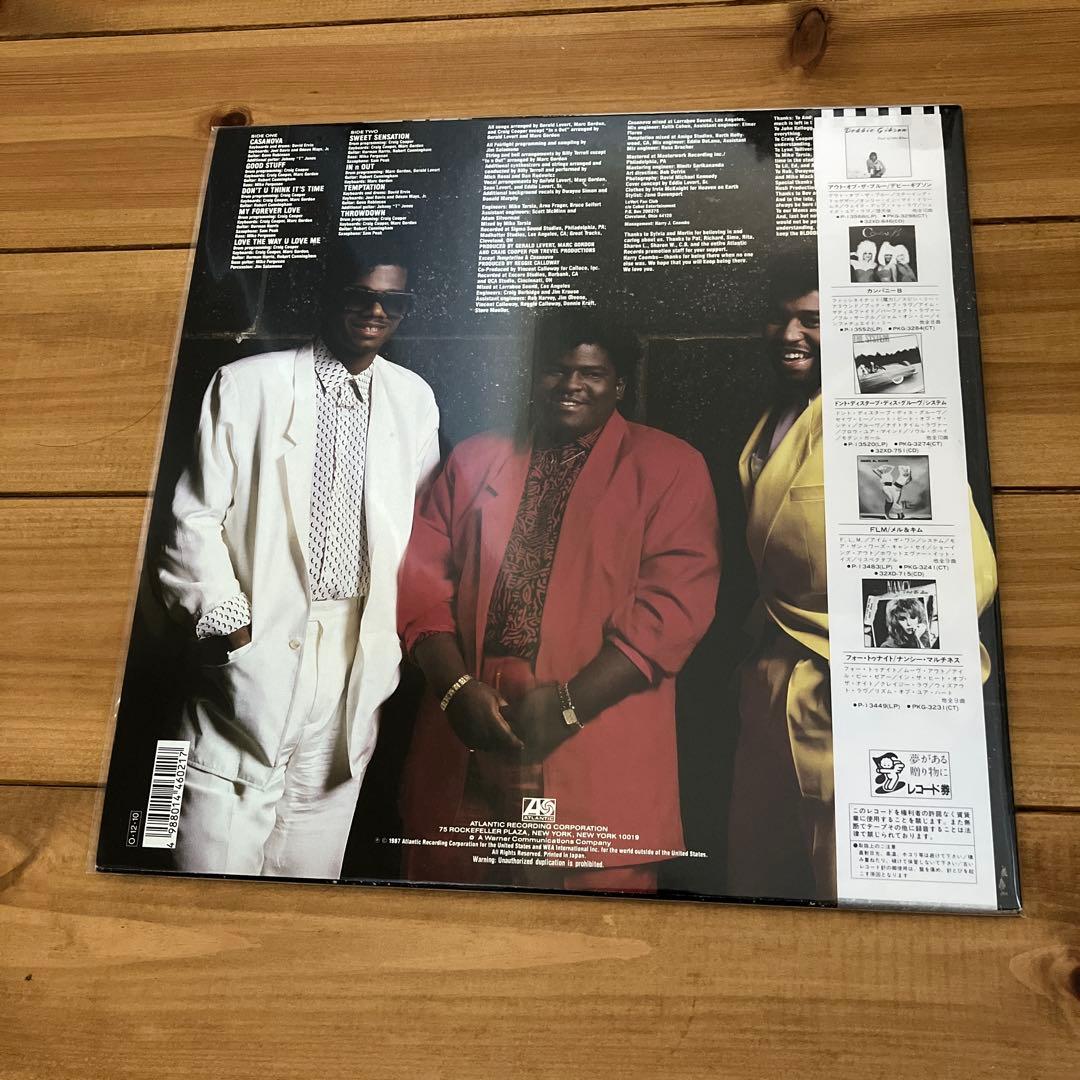 LeVert - The Big Throwdown Vinyl LP, Japan Pressing, 1987 R&B Soul, Obi Strip