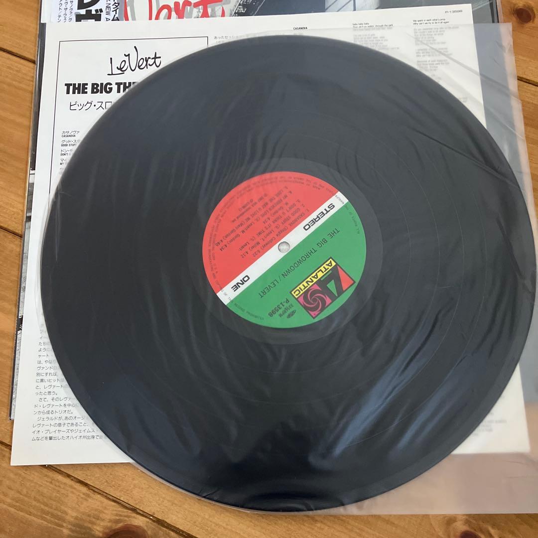 LeVert - The Big Throwdown Vinyl LP, Japan Pressing, 1987 R&B Soul, Obi Strip