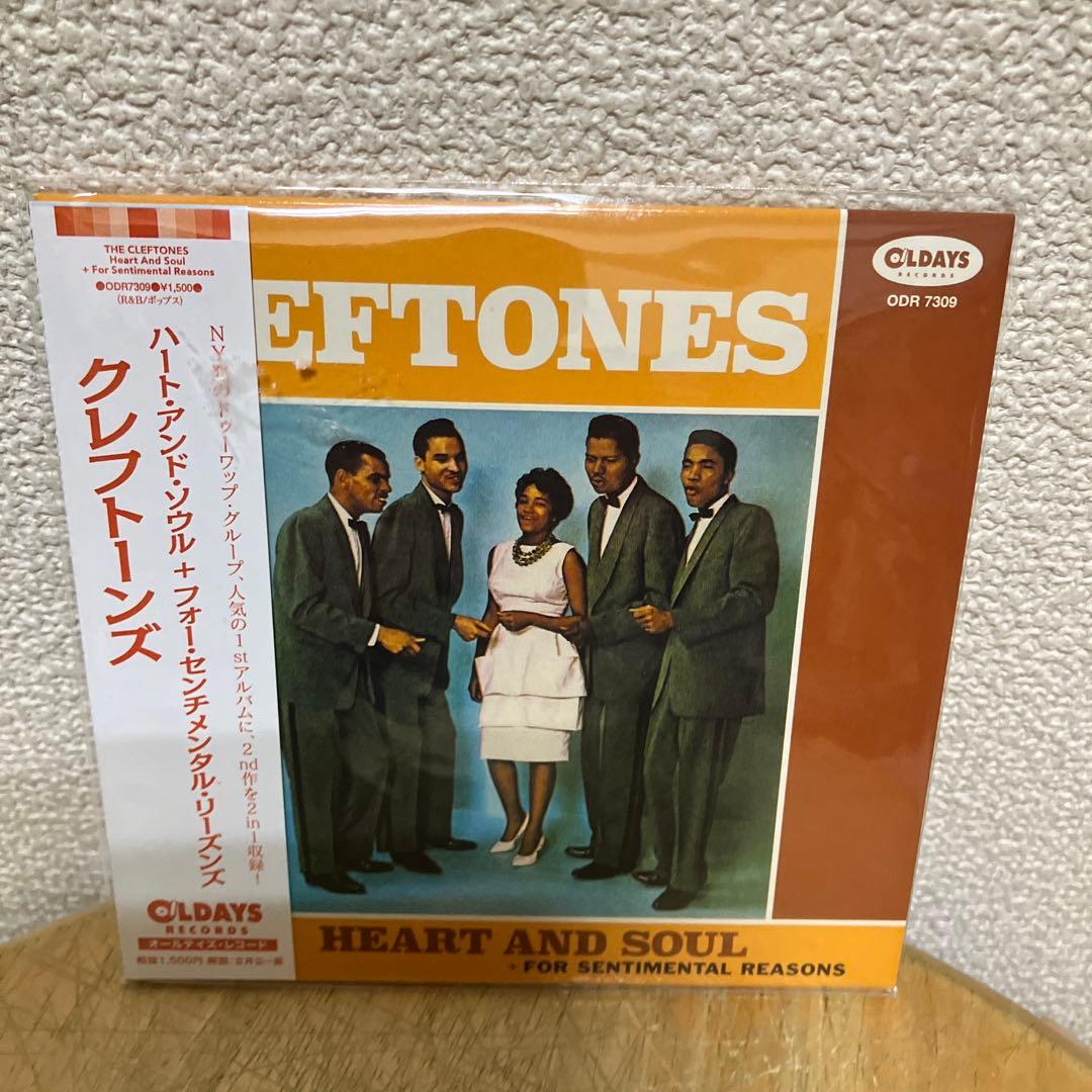 The Cleftones - Heart and Soul + For Sentimental Reasons CD Japan Press OBI