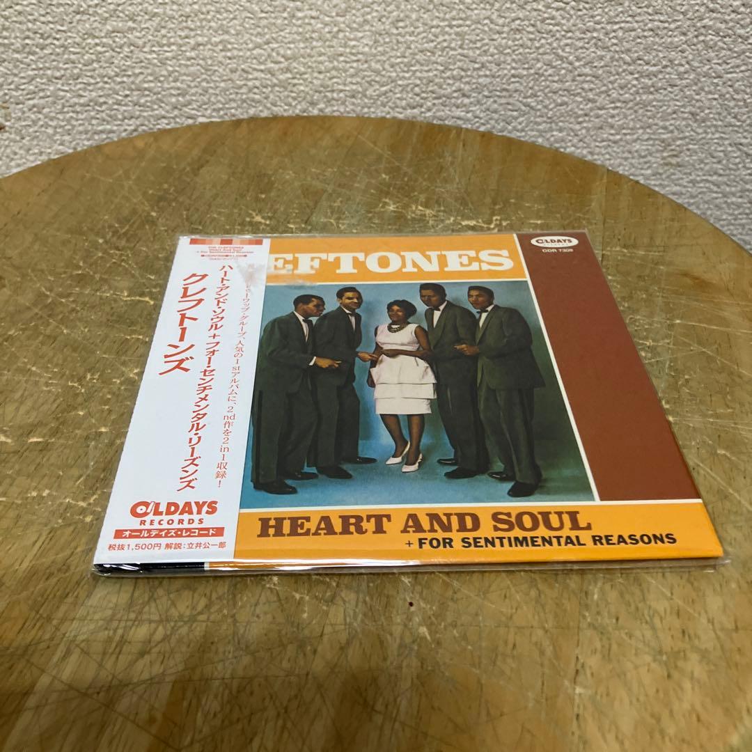 The Cleftones - Heart and Soul + For Sentimental Reasons CD Japan Press OBI