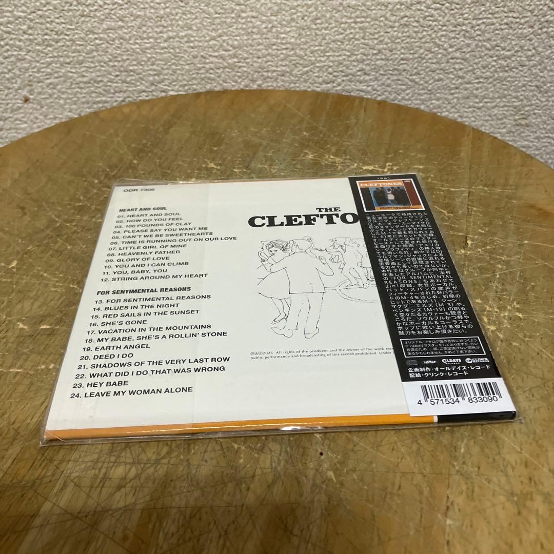 The Cleftones - Heart and Soul + For Sentimental Reasons CD Japan Press OBI