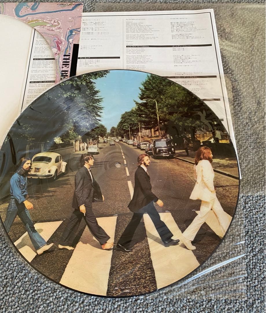 The Beatles Abbey Road Picture Disc Vinyl LP Japan Limited Edition