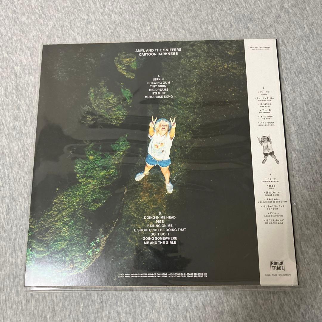 Amyl and The Sniffers Cartoon Darkness Japan LP Pink Vinyl Unplayed