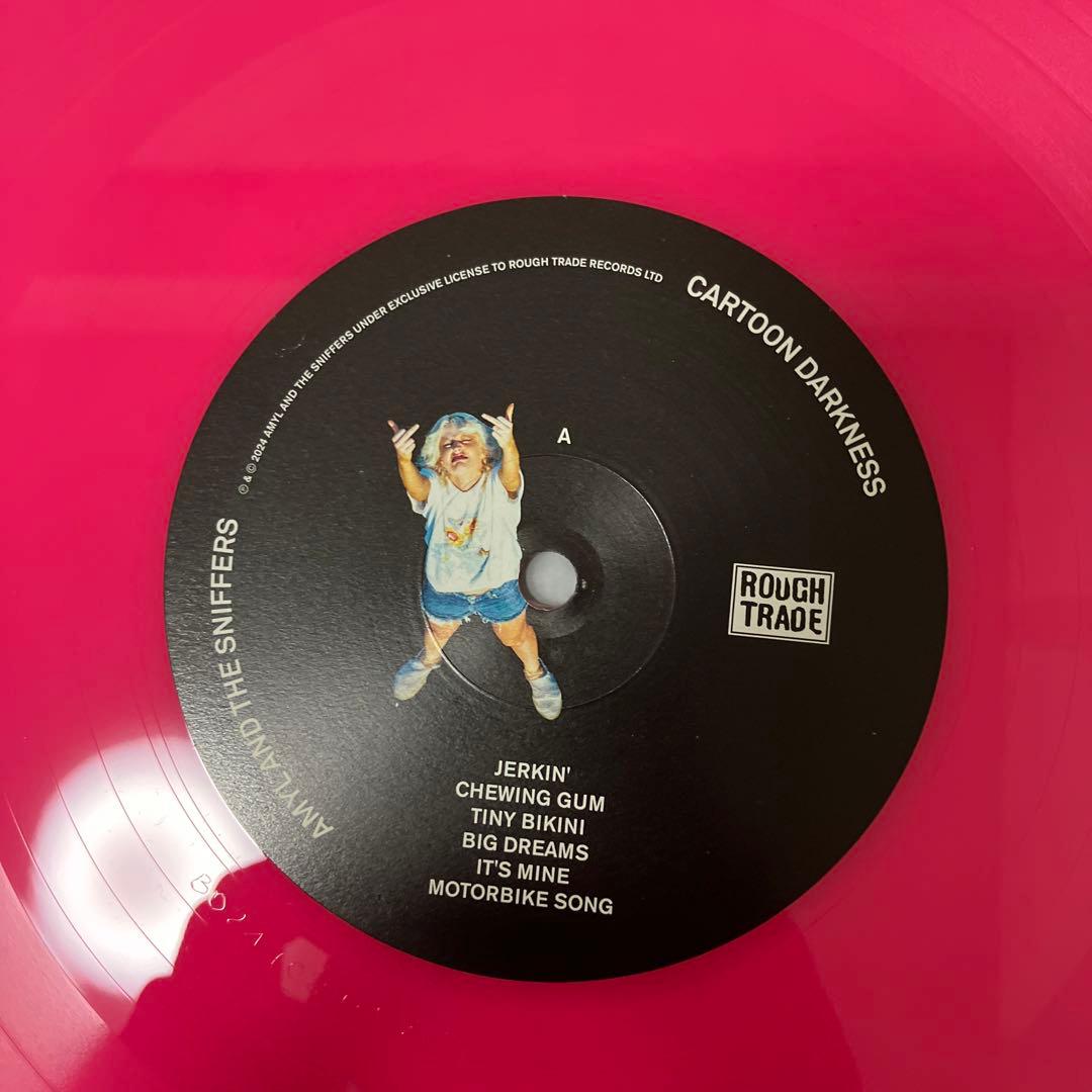 Amyl and The Sniffers Cartoon Darkness Japan LP Pink Vinyl Unplayed