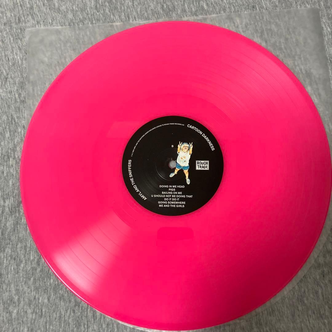 Amyl and The Sniffers Cartoon Darkness Japan LP Pink Vinyl Unplayed
