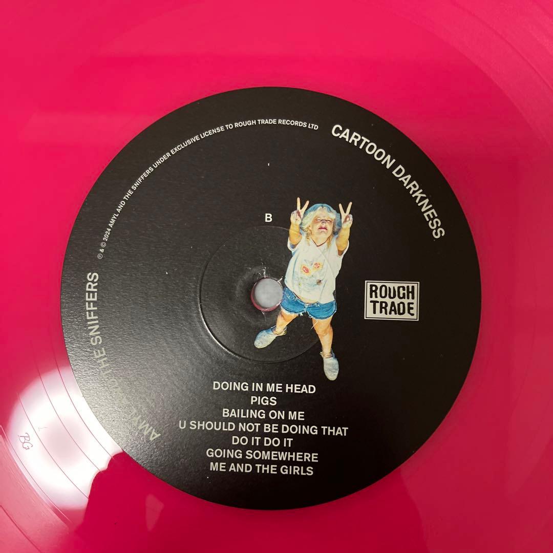 Amyl and The Sniffers Cartoon Darkness Japan LP Pink Vinyl Unplayed