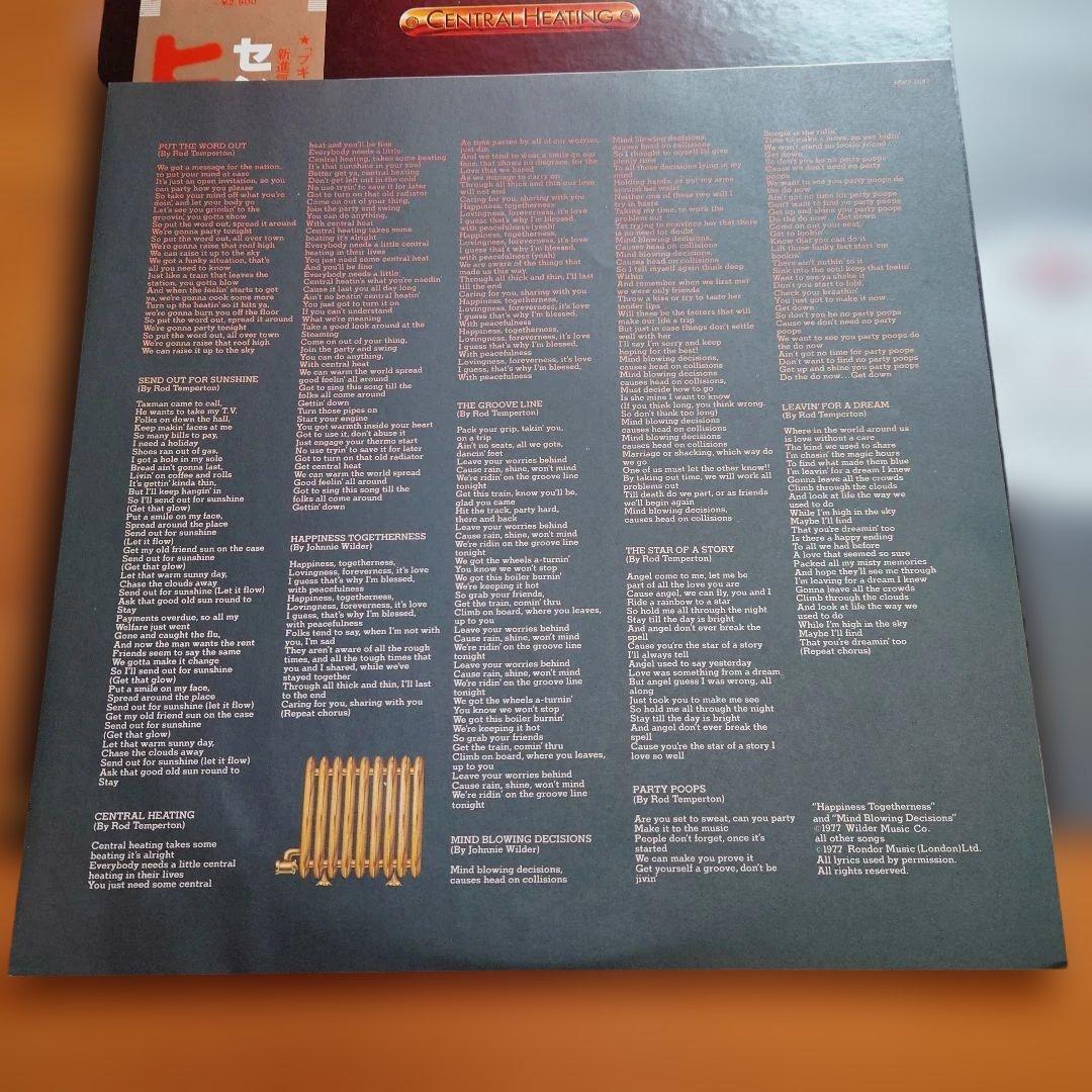 Heatwave - Central Heating LP 1978 Japan Original w/ Obi Soul Funk Rod Temperton