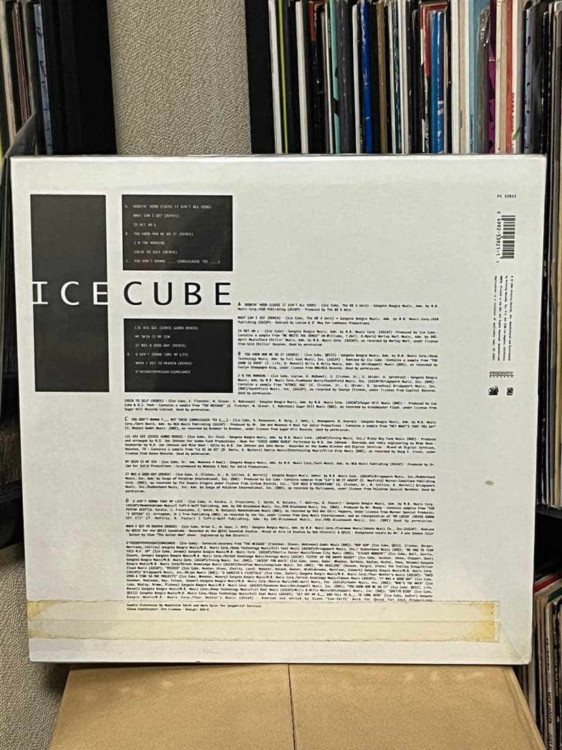Ice Cube - Bootlegs & B-Sides 2LP Original 1994 Priority Records Hip Hop