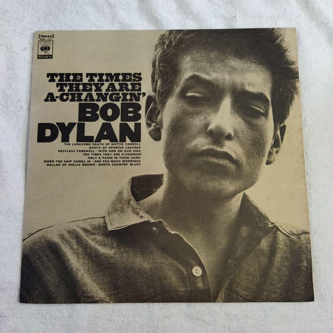 Bob Dylan - The Times They Are A-Changin' Japan LP Vinyl Record w/ Obi