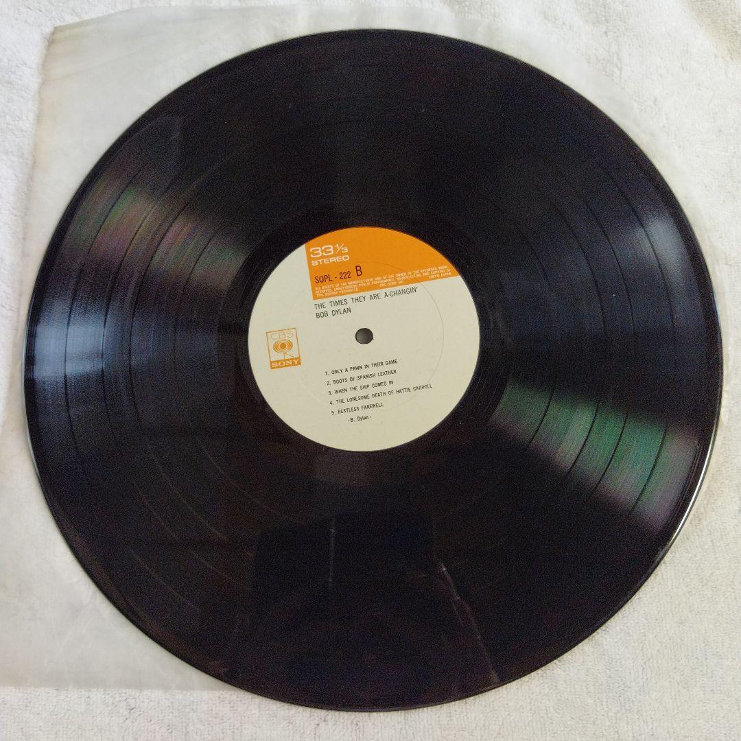 Bob Dylan - The Times They Are A-Changin' Japan LP Vinyl Record w/ Obi