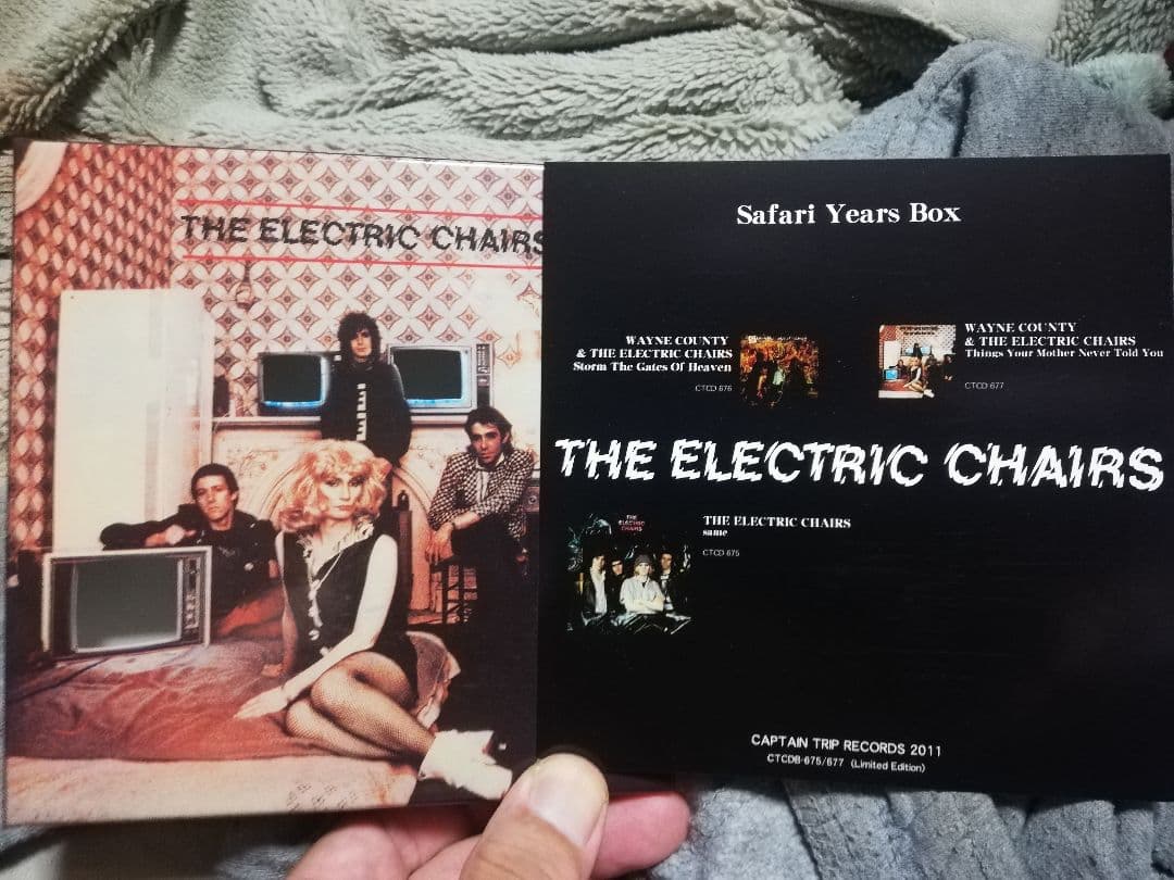 Wayne County & The Electric Chairs Safari Years Box CD Slipcase 2011 Japan Press