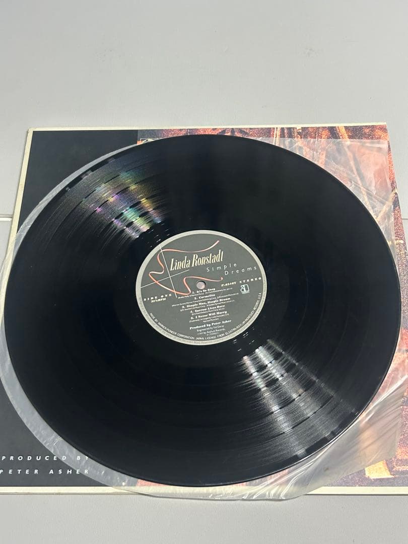 Linda Ronstadt Simple Dreams Vinyl LP Japan Pressing P-10410Y