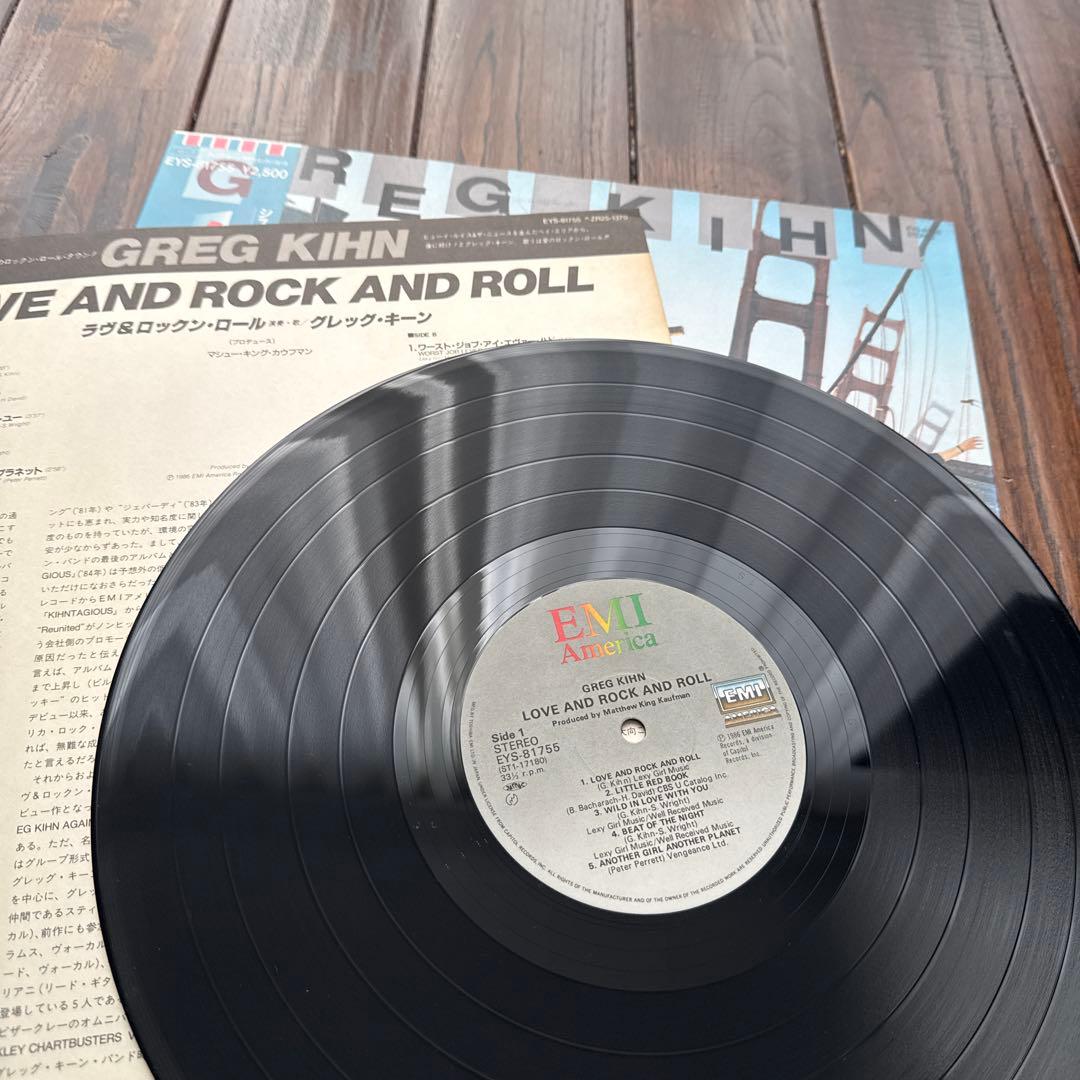 Greg Kihn - Love And Rock And Roll Vinyl LP Japan EYS-81755 Original Pressing
