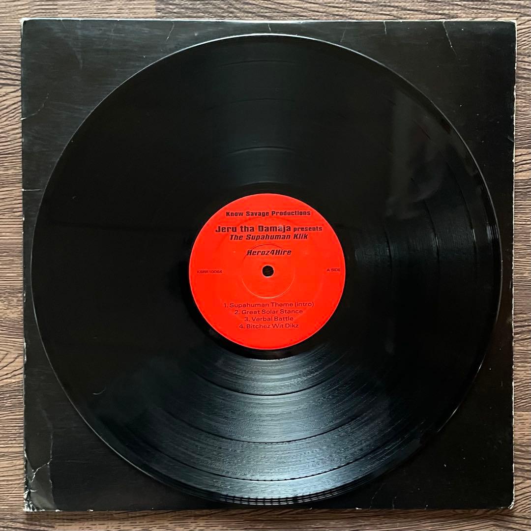 Jeru The Damaja Presents The Supahuman Klik - Heroz 4 Hire 2LP Vinyl Record