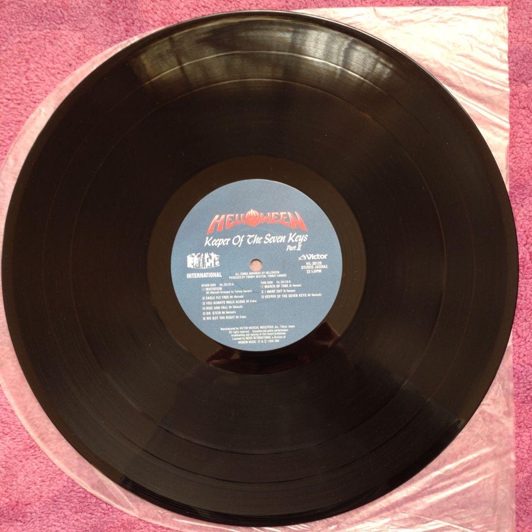 Helloween Keeper Of The Seven Keys Part I & II Japan Vinyl LP Record Obi Set