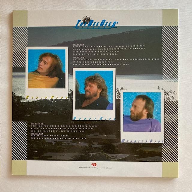 Bee Gees History Japan 2LP Vinyl Record 38MW0029 with Obi Strip